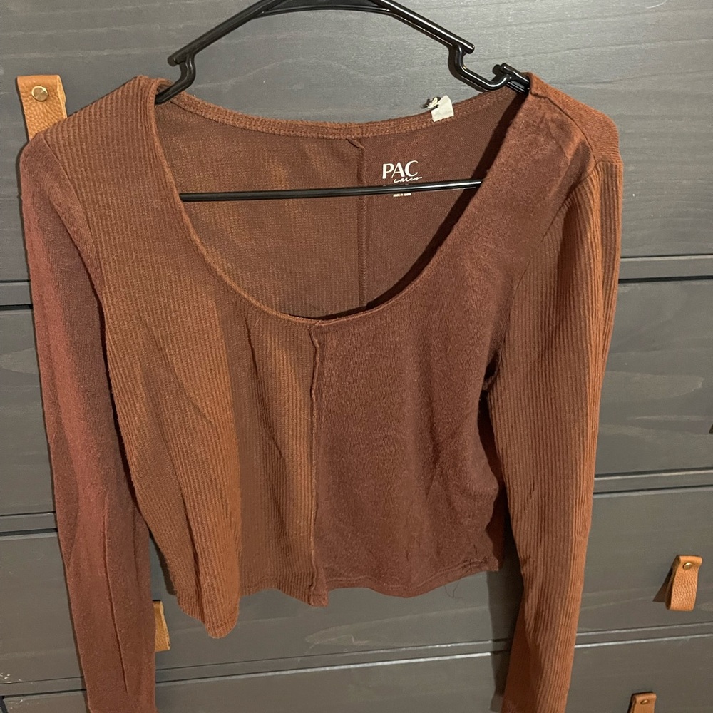Long sleeve Crop Top
